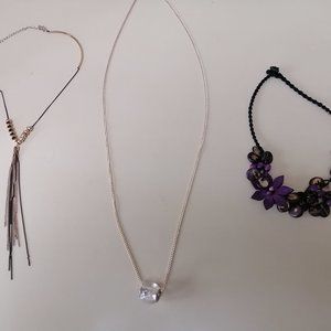 3 Beautiful necklaces